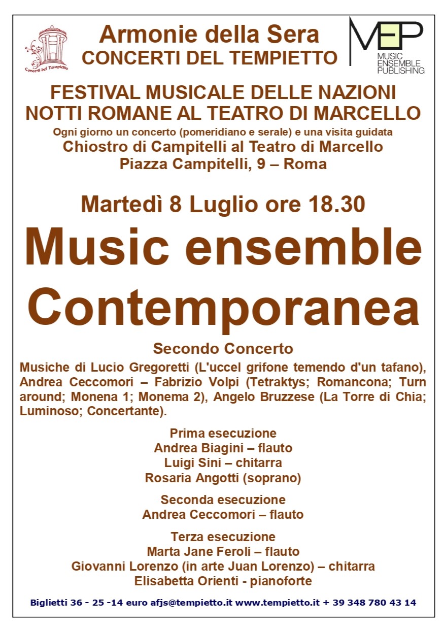 Music ensemble - secondo concerto